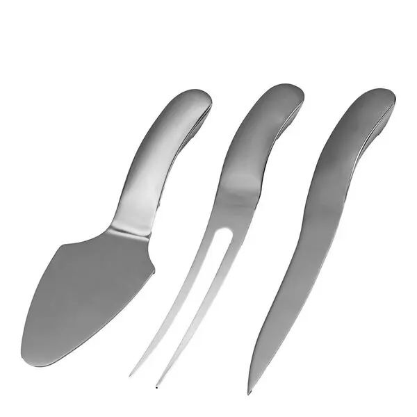 Santo sett m/kakespade, kniv og gaffel stål