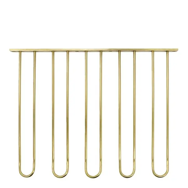 Stilio glass rack 40x30 cm antikk gullfinish