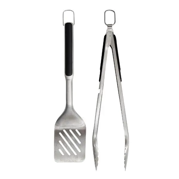 Sett grilltang og grillspade