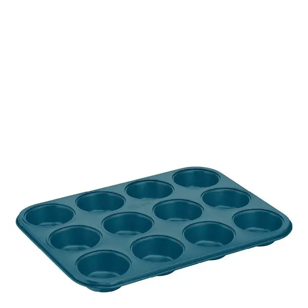 Bakeware muffinsform 12 stk blå
