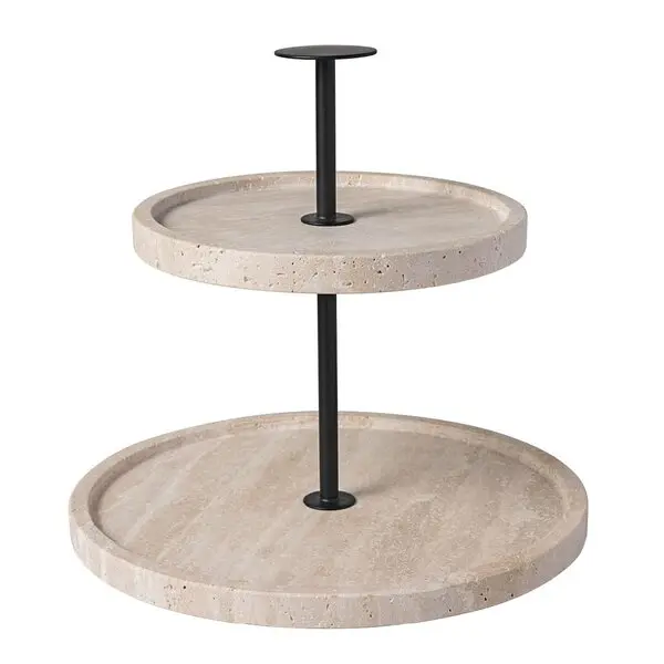Manufacture Travertine etasjefat 22,5 cm beige