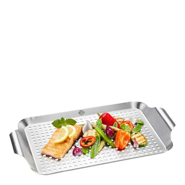 BBQ grillbrett 25,5x42,5 cm stål