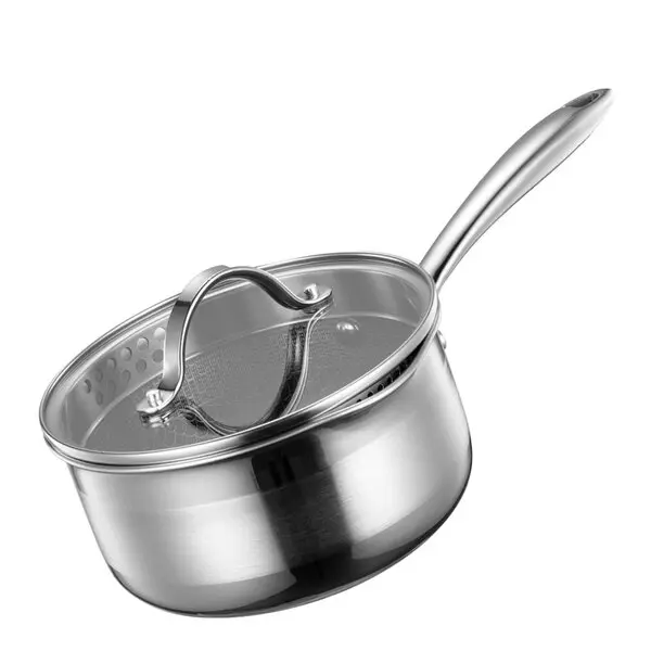 Optimal kasserolle m/keramisk belegg 1,5L blank