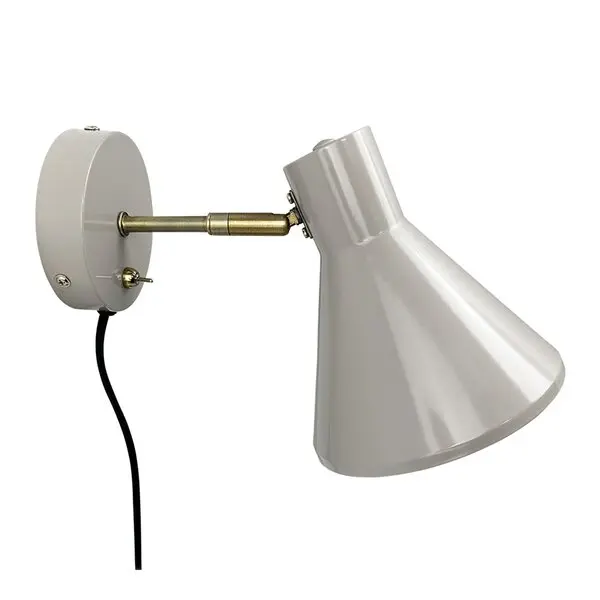 Sleep vegglampe 17 cm beige