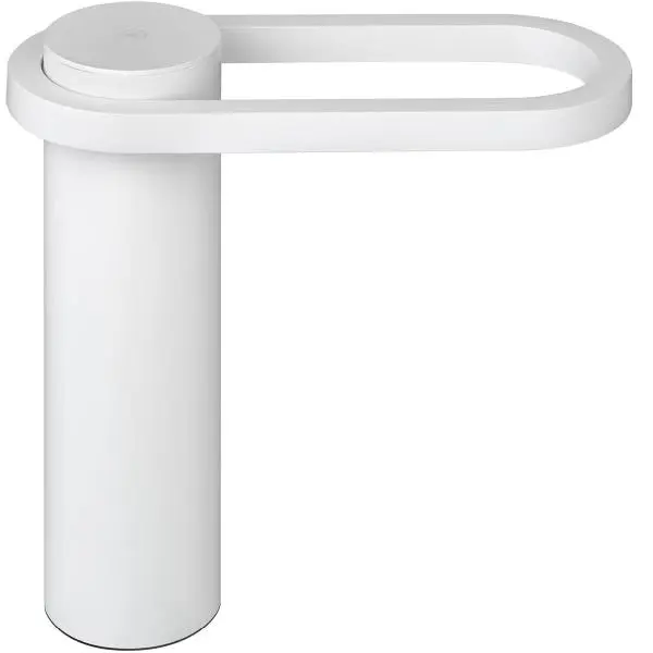 HOOP bærbar LED-lampe 22x9 cm hvit