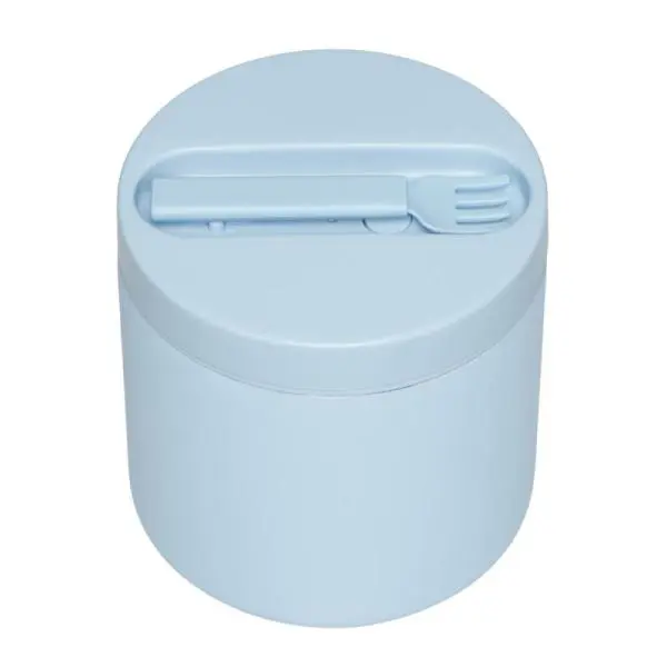 Travel mattermos 0,53L lys blå