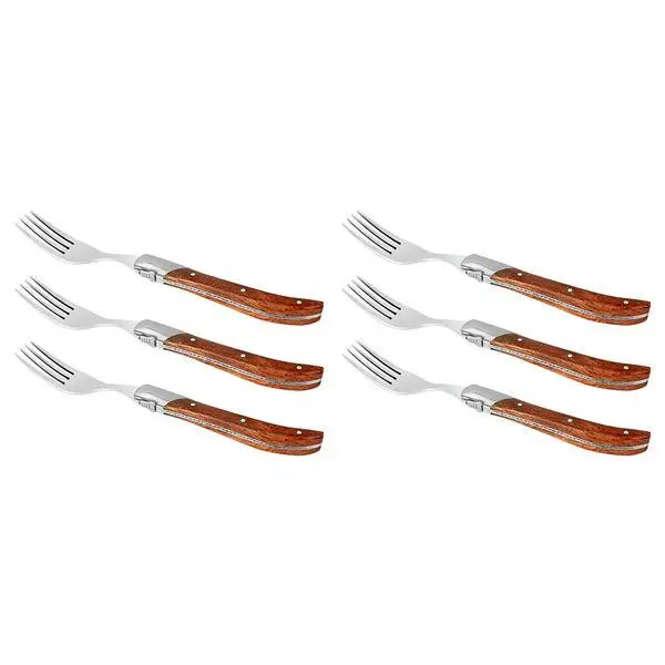 Biffgafler 6 deler rosentre
