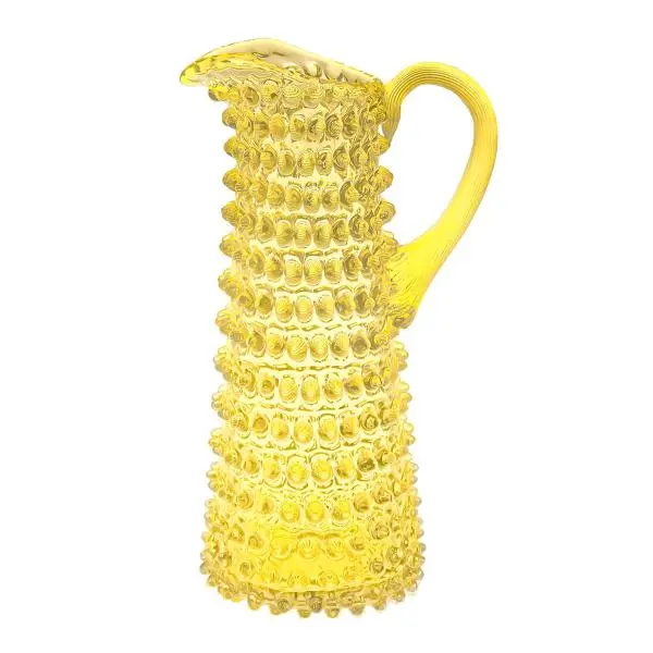 Hobnail karaffel 1L citrine 