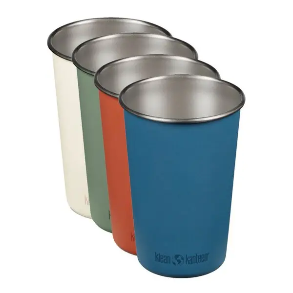 Steel Pint stålkopp 47 cl 4 stk Partake
