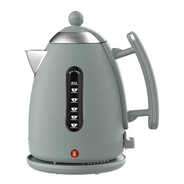 Vannkoker D72009 1,5L sage/rustfri