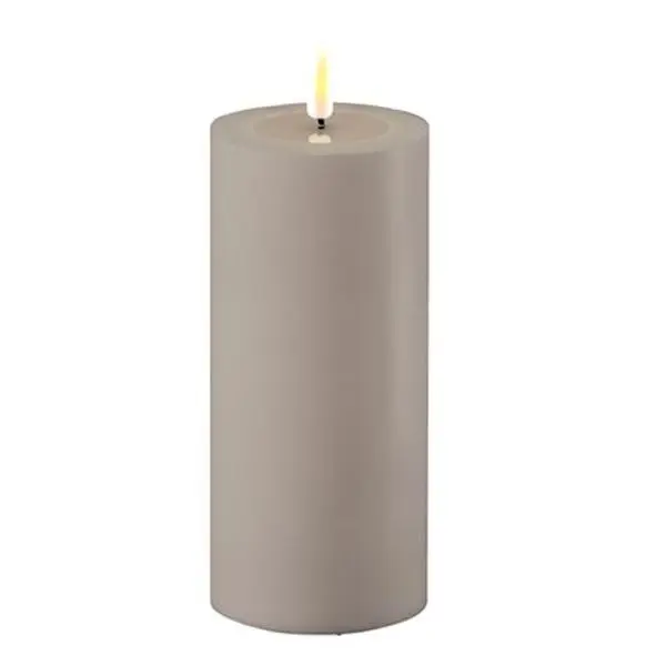 LED utendørslys 7x15 cm grå