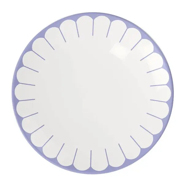 Fleur bleu frokosttallerken/desserttallerken 21 cm blå