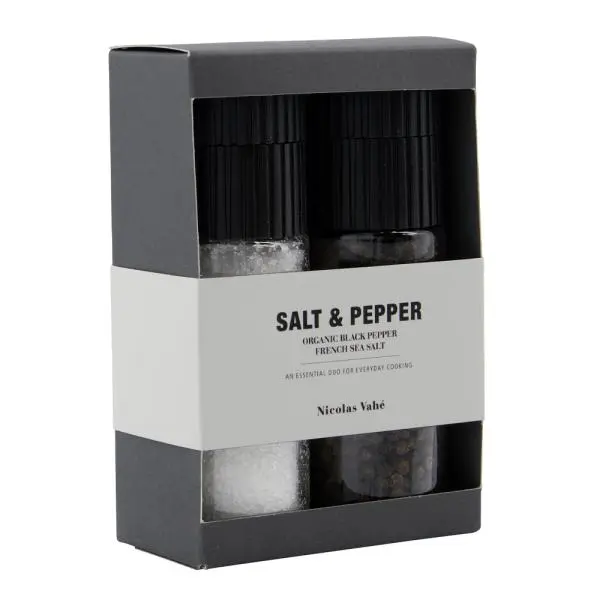 Salt & økologisk pepper