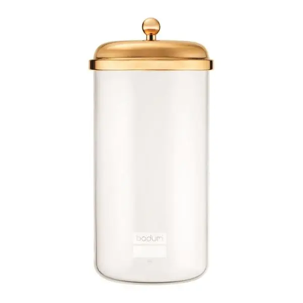 Classic oppbevaringsglass 1L gull