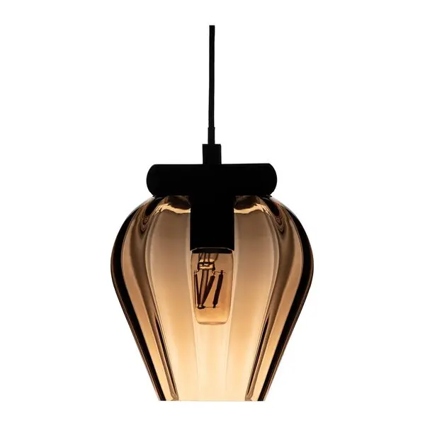 Rocks taklampe 24 cm caramel