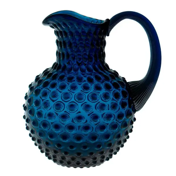Hobnail karaffel 2L royal blue