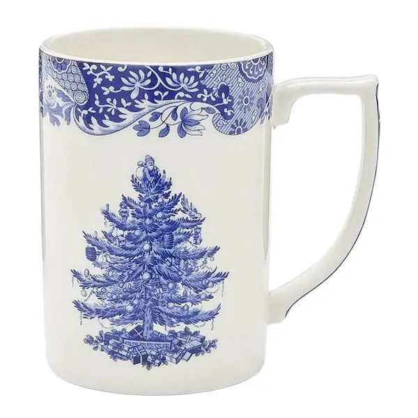 Blue Italian Christmas Tree kopp 34 cl blå/hvit