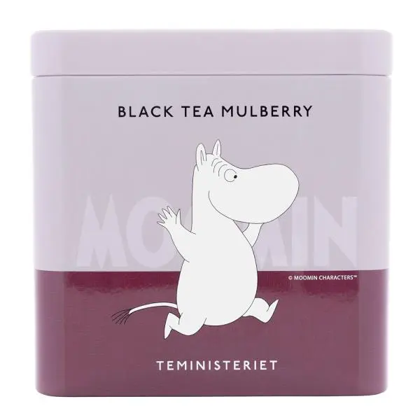Mummi teboks Mummitrollet svart te morbær 250g