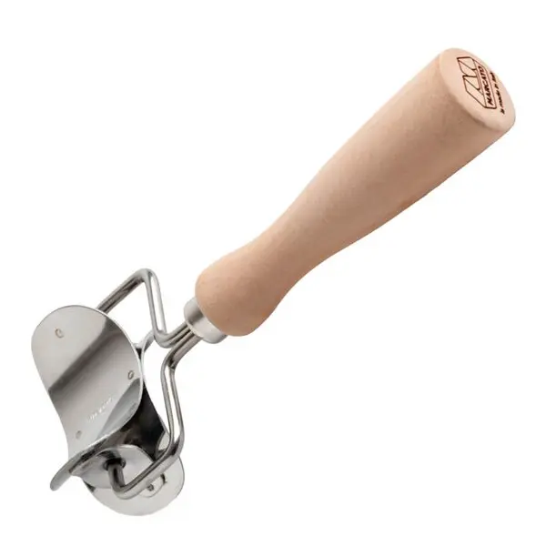 Pastakutter rund 5,4 cm rustfritt stål/tre