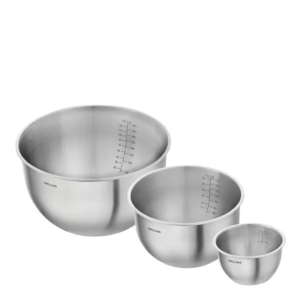 Fresh & Save skålsett 3 deler rustfritt stål