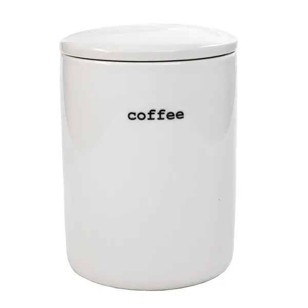 Kaffebeholder 17 cm hvit
