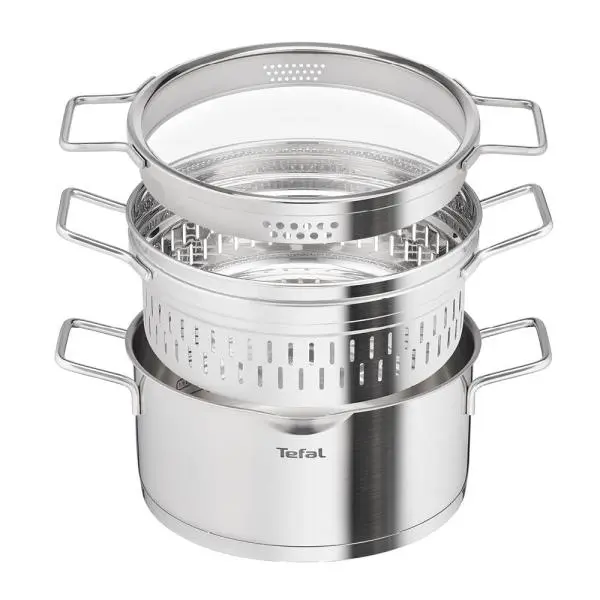 Nordica dampkoker med dampinnsats/lokk 4,8L 24 cm