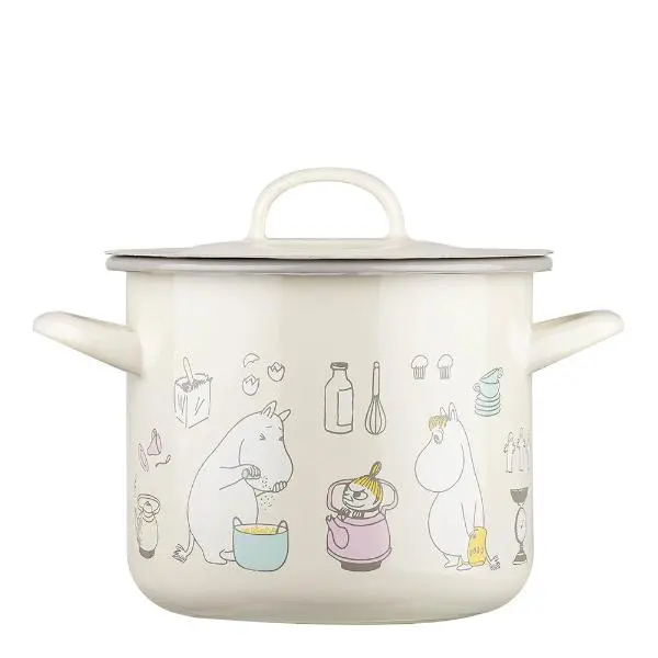 Mummi gryte med lokk 2,5L bon appétit beige