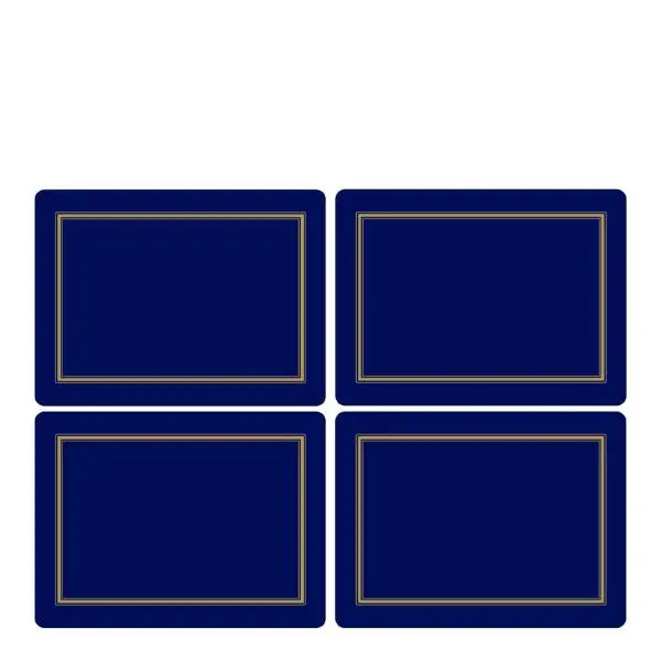 Classic bordbrikke 40x30 cm 4 stk midnatt
