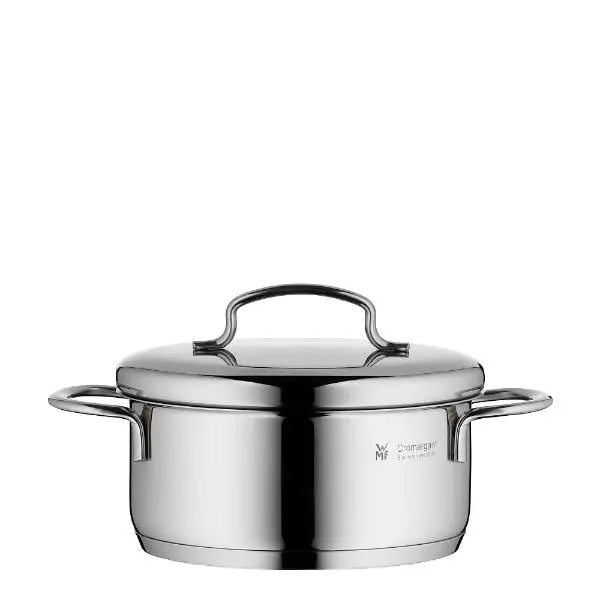Mini lav kasserolle med lokk 14 cm 