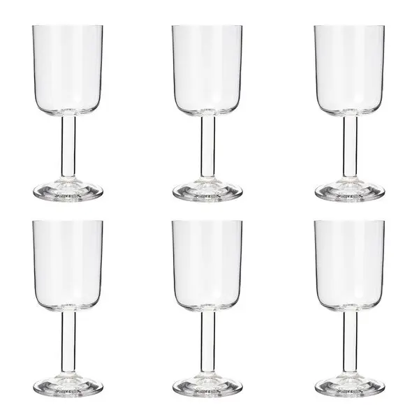 Vera vinglass 29 cl 6 stk klar