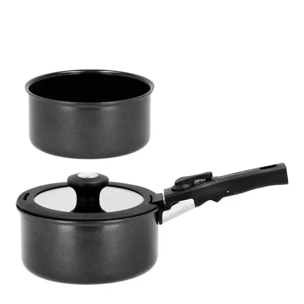 Grytesett avtakbart håndtak 1,1/2,4L aluminium/keramisk