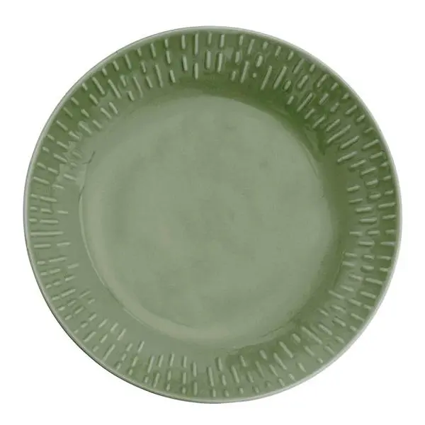 Confetti pastatallerken 23 cm olive