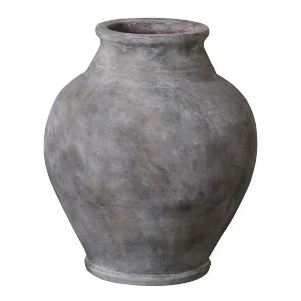 Anna vase 28 cm antikk grå