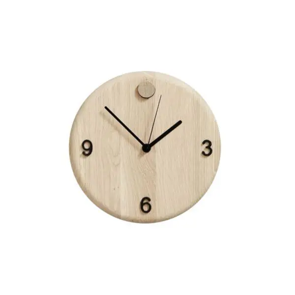 Wood time klokke eik