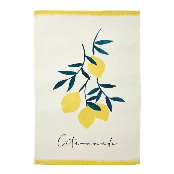 Kjøkkenhåndkle 50x75 cm Citronnade