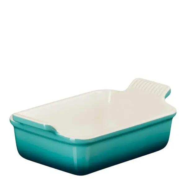 Heritage rektangulært serveringsfat 19 cm Bleu Riviera