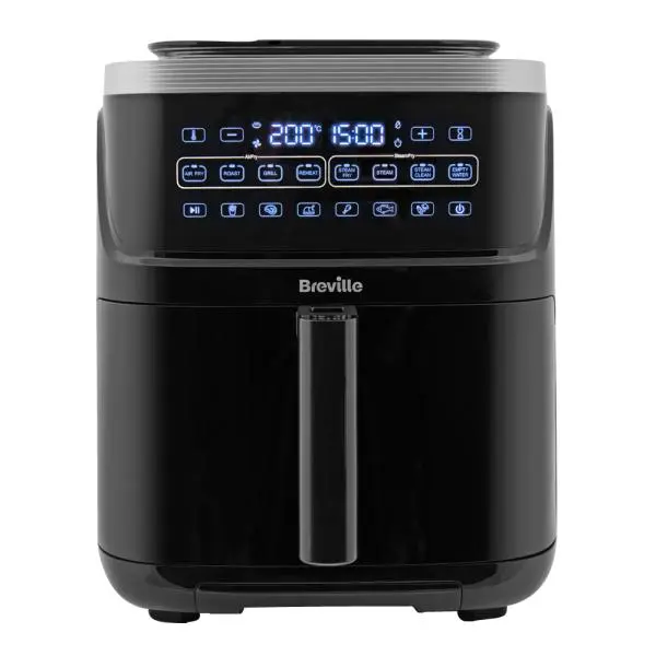 Halo steam airfryer 7,5L svart