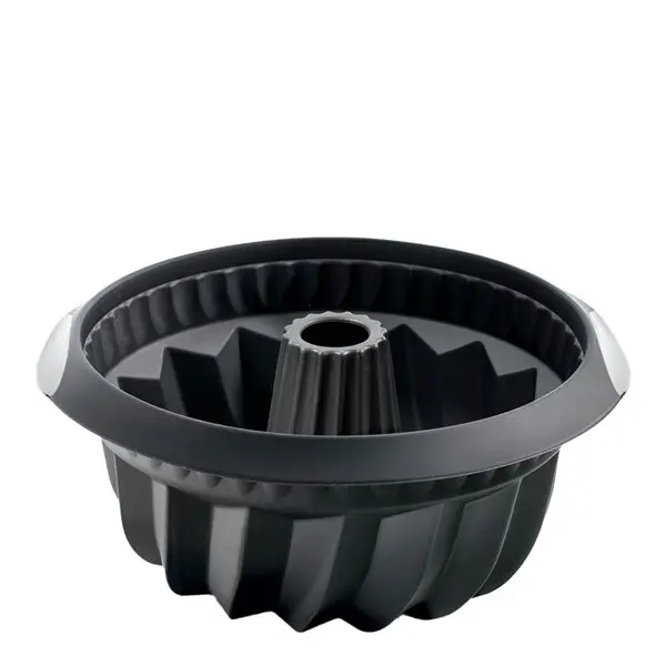 Deep Savarin kakeform i silikon 22 cm svart