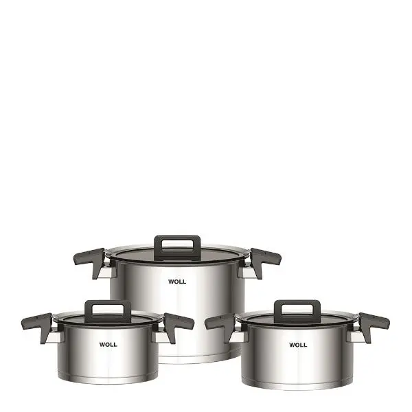 Concept gryte set 6 deler stål