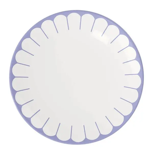 Fleur bleu middagstallerken 26,5 cm blå