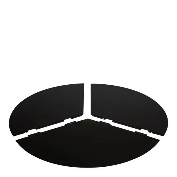 Underlagsplate 100 cm svart