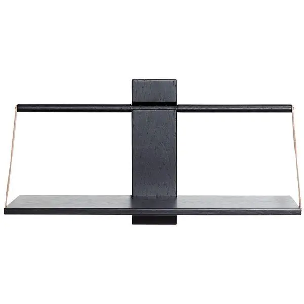 Wood wall hylle 32x25x60 cm svart