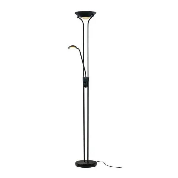 Nice uplight gulvlampe 179 cm svart