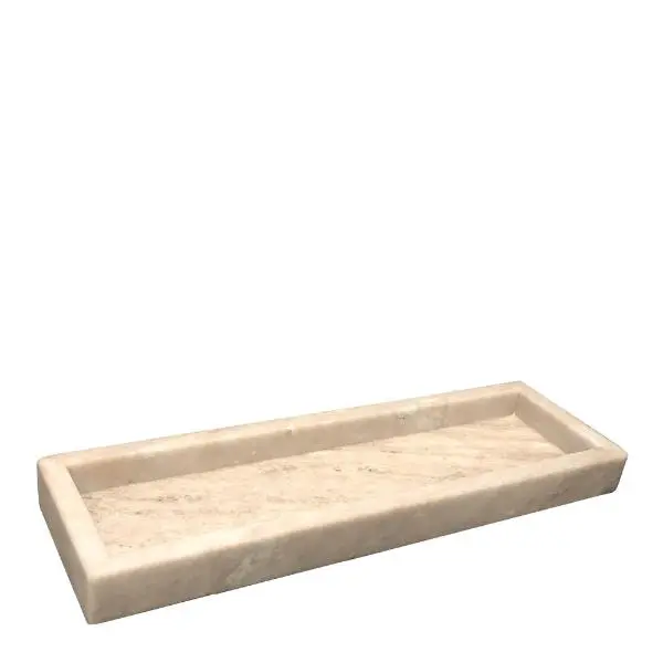 Marmaros fat avlangt beige