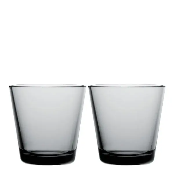 Kartio glass 21cl 2 stk grå