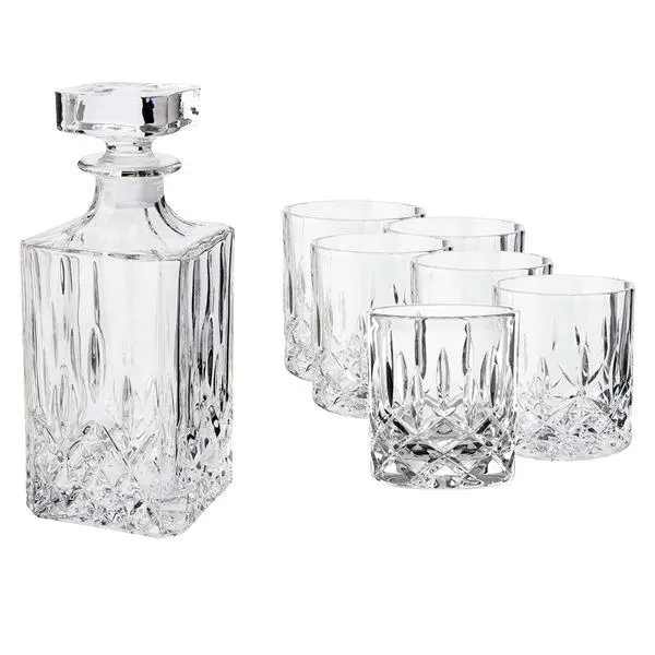 Vide karaffel 0,75L og 6 stk glass 22 cl