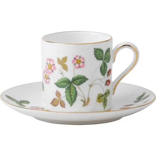 Wild Strawberry kaffekopp & asjett