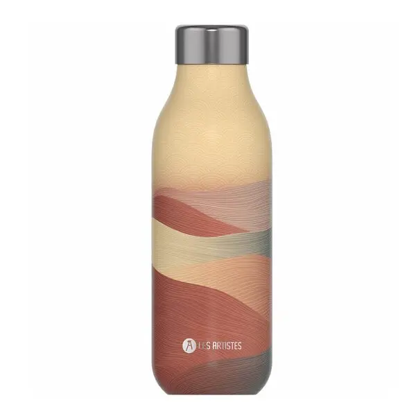Bottle Up Design termoflaske 0,5L mønster oransje/multi