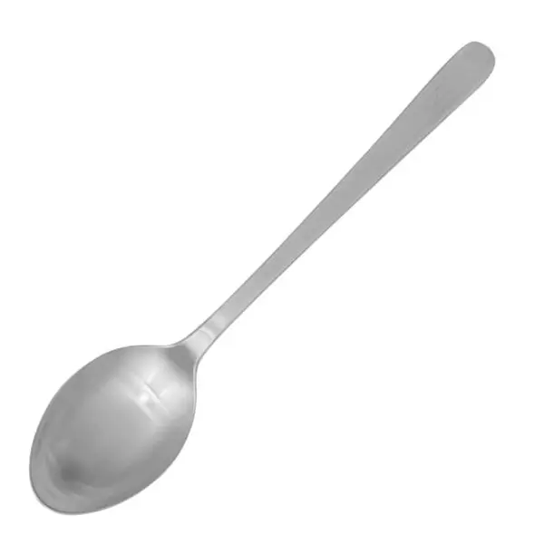 Grand Prix liten dessert-/barneskje 15 cm matt stål