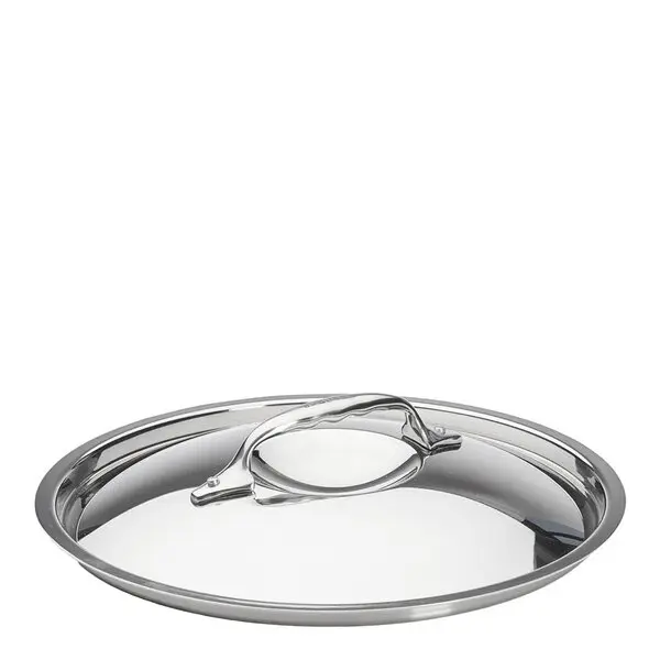 Lokk 24 cm rustfritt stål polert